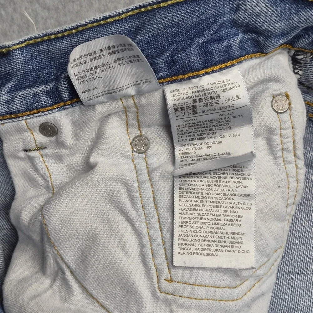 Levi's 560 Jeans Mens 38x34 Light Wash Comfort Fit Tapered Leg Denim